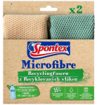 Mikropluo&scaron;to &scaron;luostės Spontex, įvairių spalvų, 2 vnt.