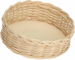 La Porcellana Bianca Pintas krep&scaron;elis midollino vazai - rudas, 23 cm