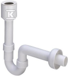 Viega Sifonas pisuarui 50 x 50 plastikas, baltas