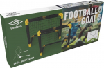 Umbro Rinkinys 2 futbolo vartai su tinklu 55x44x44cm UMBRO