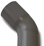 Plastmo As Plastmo lenkimas 45&deg; Graphite90 - Plastmo