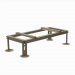 Solar Plus Standartinis GS380 modelio žemės stovas, dažytas milteliniu būdu. Ilgis 850 mm / Plotis 380 mm / Auk&scaron;tis 150&ndash;200 mm. Maksimali apkrova 200 kg.