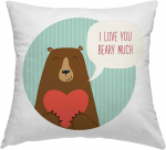 Pagalvės užvalkalas "Beary much"