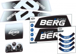 Berg XL/XXL Frame - Sticker set B.Super Mėlyna