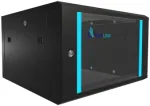 Extralink 6U 600x600 Juoda | Rack spinta | montuojama ant sienos