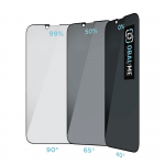 OBAL:ME Privacy 5D ekrano apsauga telefonui Apple iPhone 13/13 Pro/14 Juodas