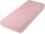 Riposo PREMIUM satino paklodė su guma Whisper pink 160x200 cm