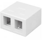 &bdquo;Techly 366310&ldquo; laikiklis, skirtas 2 &bdquo;Keystone&ldquo; RJ45 arba RJ11/12 moduliams