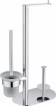 Deante Round stovas tualetiniam popieriui ADR_0732, Chrome