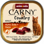 Animoda Drėgnas Kačių Maistas - ANIMONDA Carny Country Vi&scaron;tiena, Antis + Žąsis 100 g