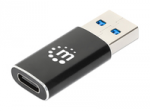 Manhattan USB adapteris Manhattan 153980 lyties keitiklis / USB A USB C laidai juodi