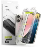 Ringke Easy Slide 2-pack Juodas Frame Apsauginis stiklas skirtas Apple iPhone 16 Pro Max