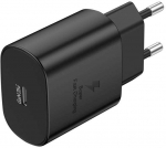 Foneng EU51 USB-C 25W maitinimo įkroviklis + USB-C - USB-C laidas (juodas)