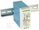 Mean Well MAITINIMO TAIKYMAS DIN bėgeliui 60W 12V 5A
