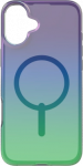 ZAGG Milan Snap Dėklas su MagSafe, skirtas iPhone 16 Plus &ndash; žalia/violetinė