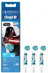 Dantų &scaron;epetėlis Oral-B Vaikams Žvaigždžių karai, 3 vnt., Balta, Labai mink&scaron;ta, 3 metai, Oral-B, Dėžutė