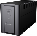 VI 2200 SH FR UPS Power Walker linijinis interaktyvus 2200 VA, 2x 230 V PL + 2x IEC OUT, RJ11/RJ45 įėjimas/i&scaron;ėjimas, USB, baterija