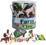 WOOPIE Animals Farm Figūrėlių rinkinys 34 vnt.