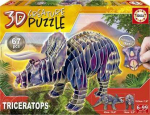 Educa Dėlionė 3D TRICERTOPAS 6-99 metų