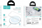 Belaidis įkroviklis Hoco 2A 15W su ap&scaron;vietimu CW6 PRO baltas