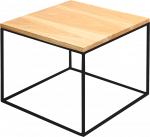 Customform Kavos staliukas, TENSIO 50 MASIVINIS MEDIENOS, 50x50x45 cm, Ąžuolas
