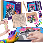 Norimpex Rinkinys MENINIS 3D PAVEIKSLĖLIS APIE ME&Scaron;ŪNUS PAVEIKSLĖLIS PAGAL SKAIČIUS PIESTOLIN