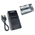 Canon BP-511 akumuliatorius 1800 mAh + greitasis LED pakrovėjas