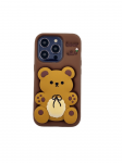 3Dcase DĖKLAS DĖKLAS 3D ME&Scaron;KIUKAS SU LAIKIKLIU IPHONE 13