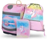 Baagl mokyklinis rinkinys vaikams, 3 dalių, ergonomi&scaron;ka kuprinė Zippy Plus, pirmai klasei, 21 l