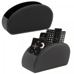 Lean Nuotolinio Valdymo Pultelių Dėklas 5 Skyrių Juodas Ekologi&scaron;ka Oda