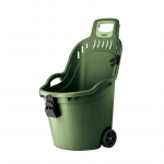 Stefanplast Karutis Helpy vežimėlis 50L 59.5x53x88.5cm žalias