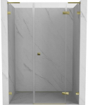 Gold Du&scaron;o durys Mexen Lunar L, de&scaron;inė, 150 cm, transparent/auksinis