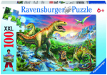 Dėlionė puzzle ravensburger 100 pcs dinosaurs
