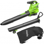 Akumuliatorinis lapų siurblys-pūstuvas Greenworks BL48L01-01; 2x24 V (be akumuliatoriaus ir pakrovėjo)