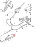 Vakuumo Siurblis VAG Volkswagen Golf Jetta 1993-1999 Originalus 701907325A