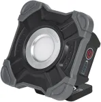 10W LED žibintuvėlis - prožektorius WORKLIGHTS VALUE USB, juodos/pilkos sp., 6500K, dimeriuojamas, su baterija, IP54