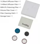 SmallRig 5789 1/2 & 1/4 Juodas Diffusion & ND8-CPL Polarizing Filter Kit for DJI Osmo Nano