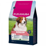 Eukanuba Life Care sausas pa&scaron;aras mažų ir vidutinių veislių senyviems &scaron;unims su ėriena ir ryžiais, S/M 3kg