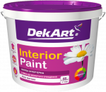Akriliniai dažai interjerui DekART, balti matiniai, 6,3kg