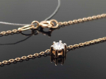 Best Diamonds Auksinė grandinėlė su briliantu