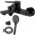 Vonios mai&scaron;ytuvas AB JOSE, su du&scaron;o komplektu, juodas