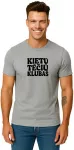 Vyri&scaron;ki pilki mar&scaron;kinėliai Kietas tėtis (juodas)