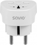 Savio AP-06 maitinimo adapteris/keitiklis Universalus 3750 W Baltas