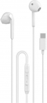 Dudao į ausis įdedamos ausinės su USB Type-C jungtimi baltos spalvos (X3C)