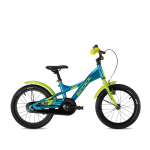 Children's bicycle S&acute;COOL XXlite, 16" mėlynas/žalias