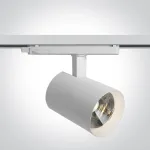 40W LED akcentinis &scaron;viestuvas į 3 fazių bėgelius, baltas, 3000/3500/4000K, dimeriuojamas, 65670CTT/W/V