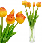Saska Garden Oranžinių bijūninių tulpių puok&scaron;tė 39 cm