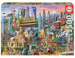 Educa Dėlionė (puzzle) 1500 AZIJOS ATRAKCIJONAI 12-99metų