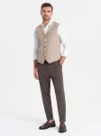 Vyri&scaron;kos smėlio spalvos chino kelnės slim fit