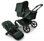 Universalus vežimėlis Bugaboo Fox 5 Noir Limited Edition Midnight Žalias 2in1